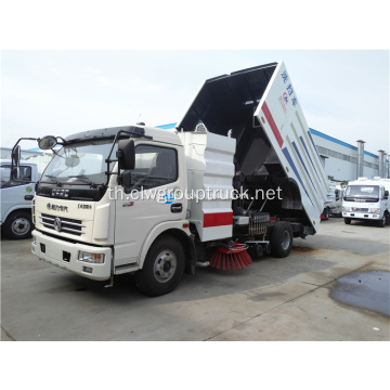 Dongfeng รถบรรทุกเครื่องกวาดถนนที่สะอาด